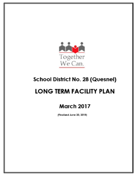 SD28 Long Term Facility Plan Cover Page March 2017